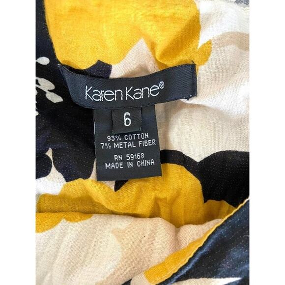 Karen‎ Kane Floral Skirt Midi Women's  6 - Picture 4 of 6